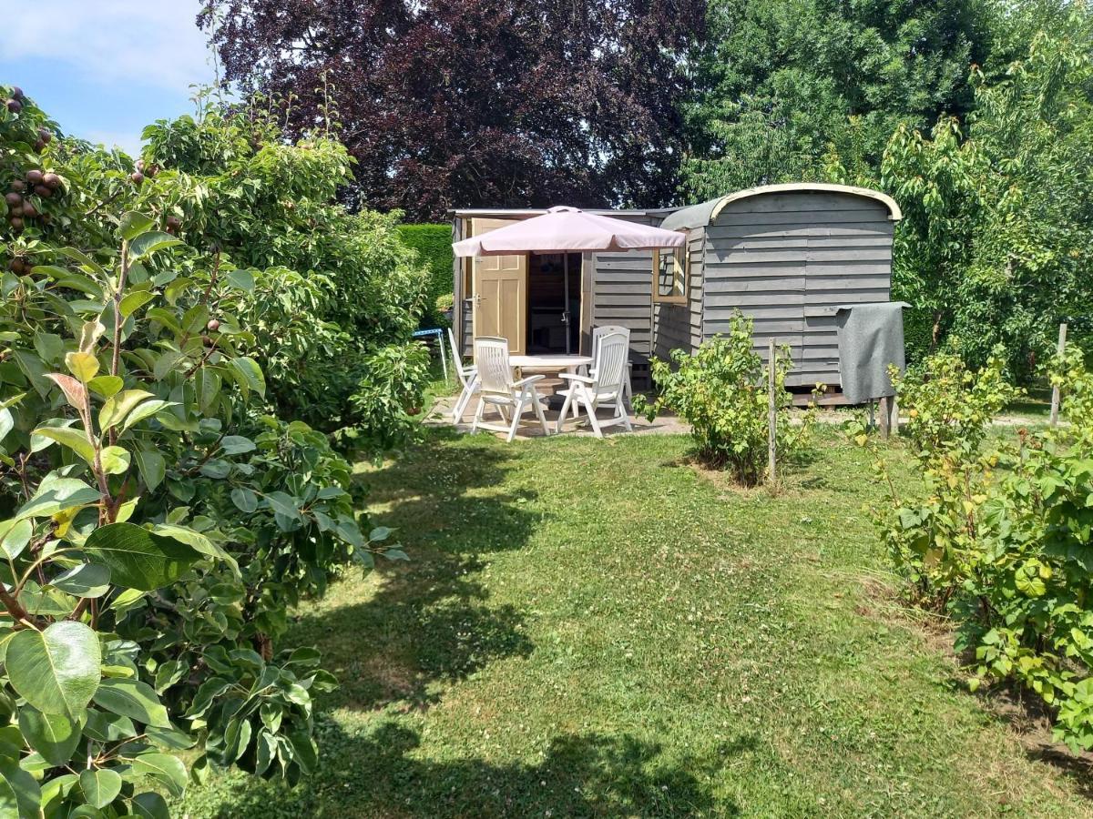 לינה וארוחת בוקר Harmelen Pipowagen/Chalet De Oude Rijn מראה חיצוני תמונה