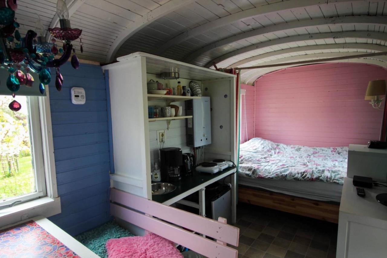 לינה וארוחת בוקר Harmelen Pipowagen/Chalet De Oude Rijn מראה חיצוני תמונה
